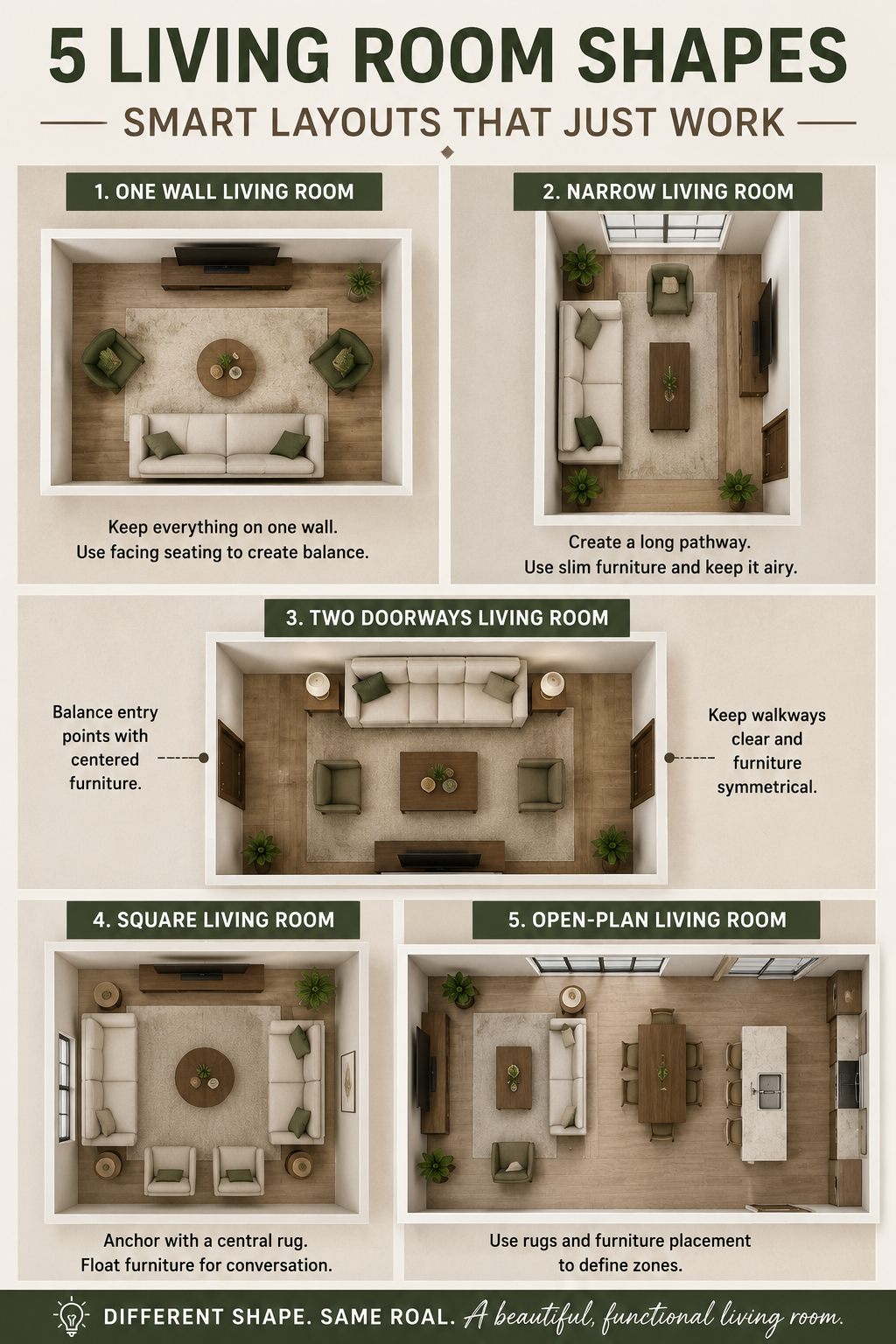 Living Room Layout Ideas for Every Awkward Room Shape